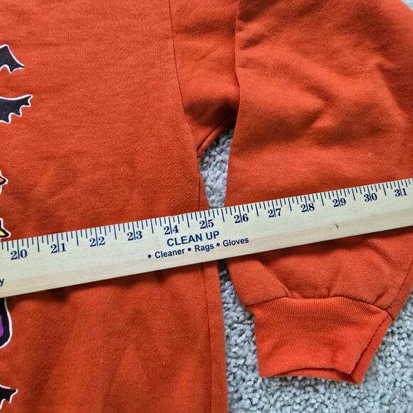 Peanuts Snoopy Vintage VTG Halloween Sweater Orange Vintage VTG XL - Picture 8 of 8